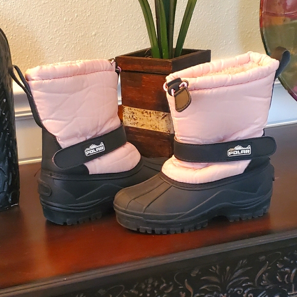 Polar Other - Polar Snow Boots - Pink/Black - Kids - Size 2